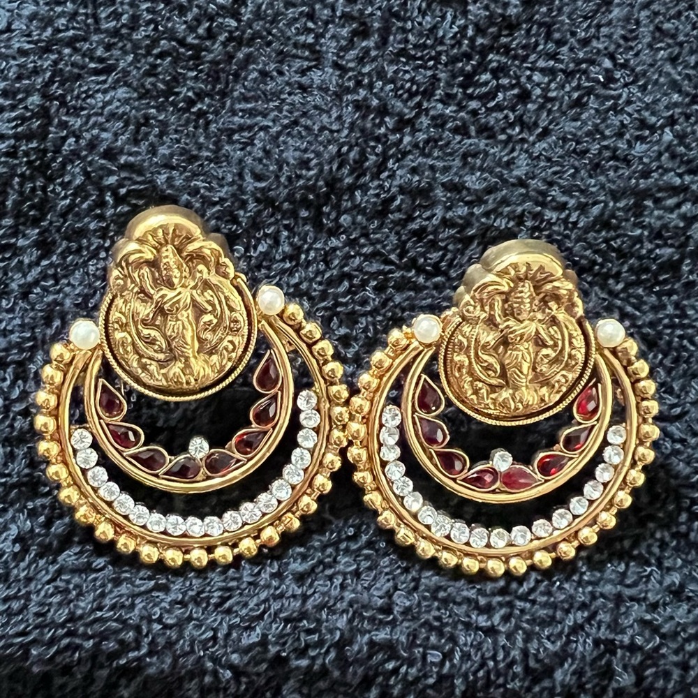 Indian chandbali earrings